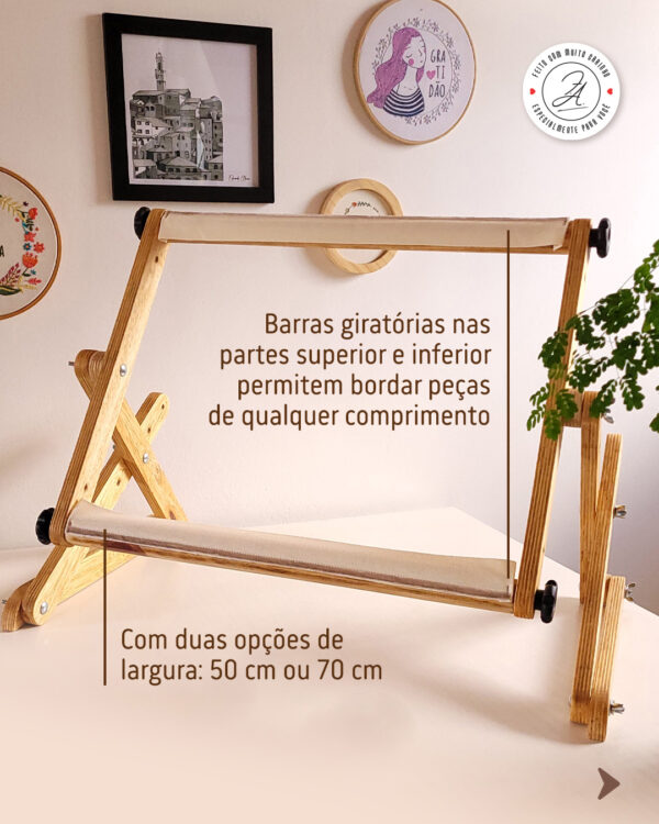 Suporte para Bordar Ponto Cruz - 50cm / 70cm - Image 2